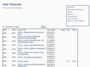 BC View Transcript